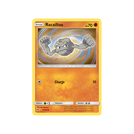 Carte Racaillou - Commune de Pokémon Destinées Occultes 33/68