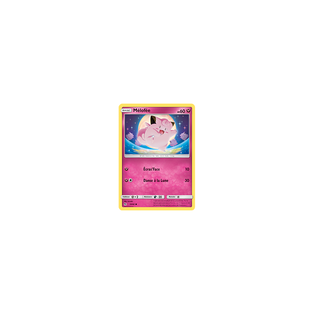 Carte Mélofée - Commune de Pokémon Destinées Occultes 39/68