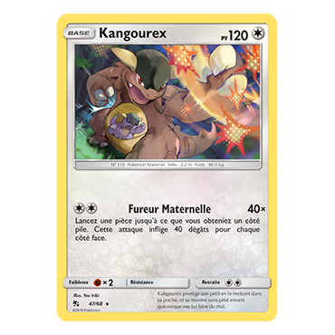 Découvrez Kangourex, carte Rare de la série Destinées Occultes