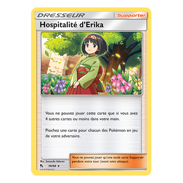 Hospitalité d'Erika 56/68 : Joyau Rare de l'extension Pokémon Destinées Occultes