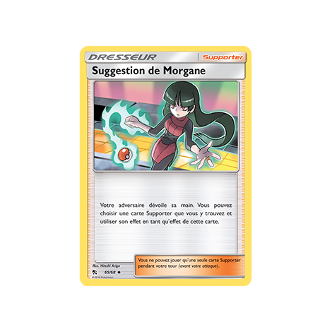 Découvrez Suggestion de Morgane, carte Peu commune de la série Destinées Occultes