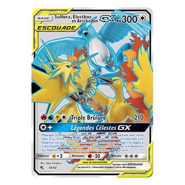 Découvrez Sulfura, Électhor et Artikodin, carte Ultra rare de la série Destinées Occultes