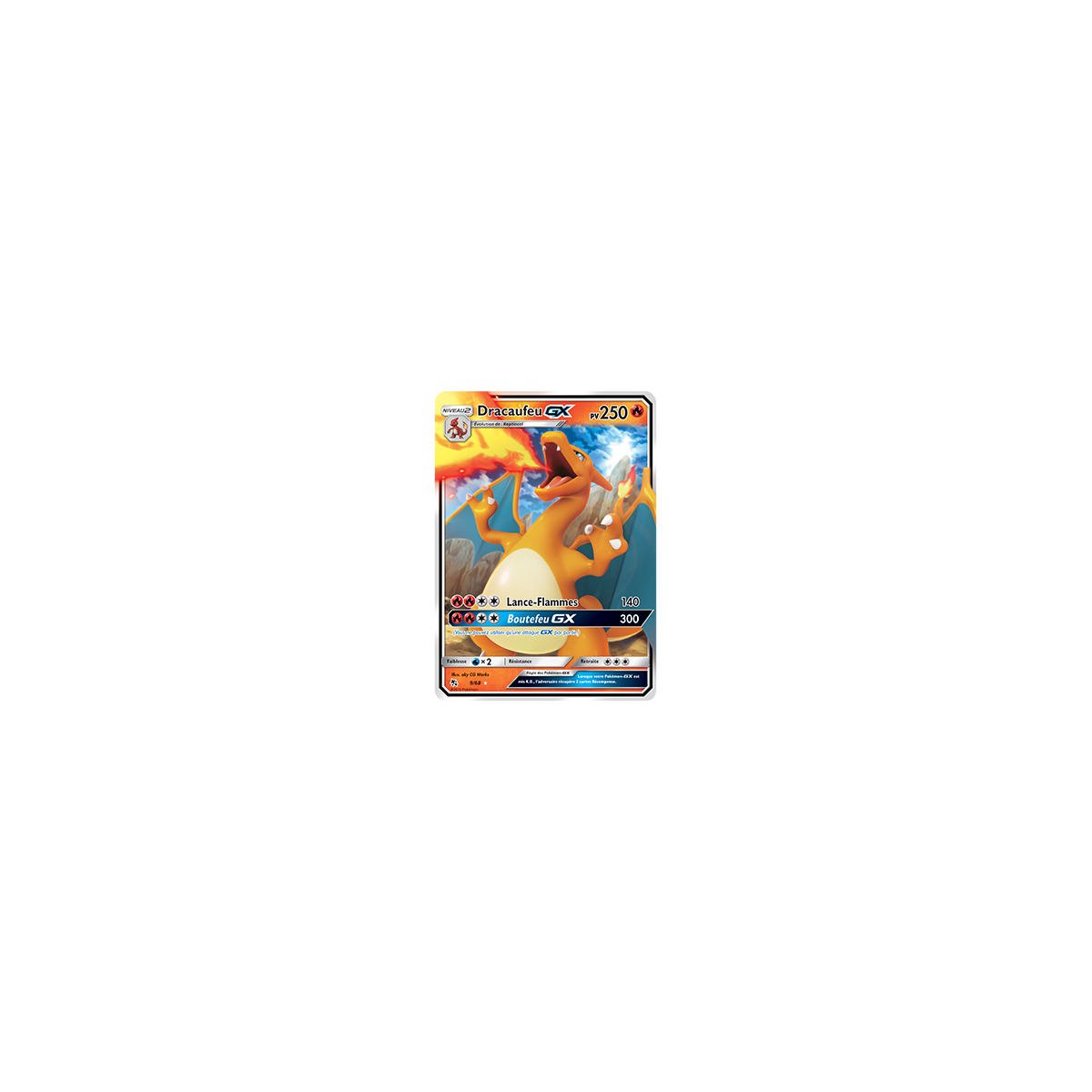 Dracaufeu 09/68 : Joyau Holographique rare GX de l'extension Pokémon Destinées Occultes