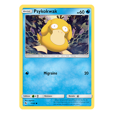 Carte Psykokwak - Commune de Pokémon Destinées Occultes 11/68