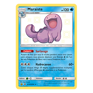 Carte Maraiste - Chromatique rare de Pokémon Destinées Occultes SV10/SV94