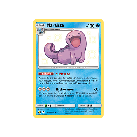 Carte Maraiste - Chromatique rare de Pokémon Destinées Occultes SV10/SV94