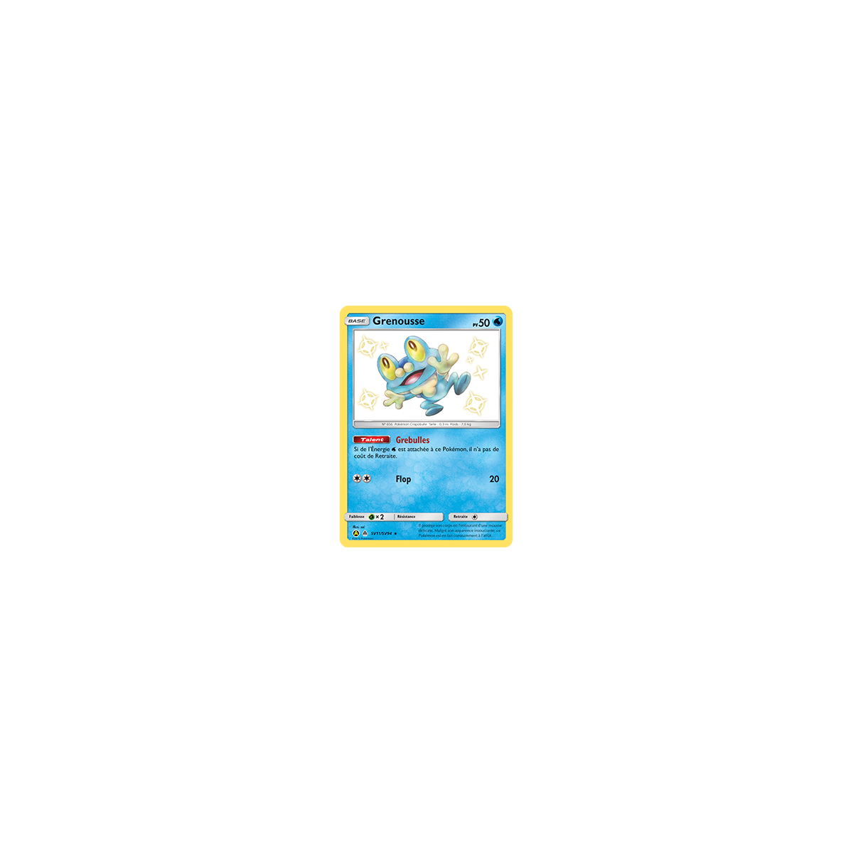 Grenousse SV11/SV94 : Joyau Chromatique rare de l'extension Pokémon Destinées Occultes