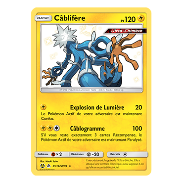 Carte Câblifère - Chromatique rare de Pokémon Destinées Occultes SV14/SV94