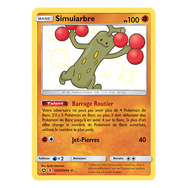 Découvrez Simularbre, carte Chromatique rare de la série Destinées Occultes