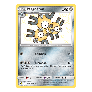 Découvrez Magnéton, carte Chromatique rare de la série Destinées Occultes