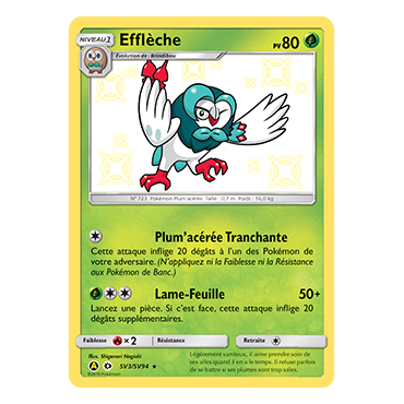 Découvrez Efflèche, carte Chromatique rare de la série Destinées Occultes