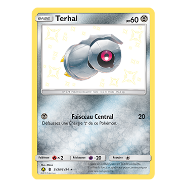 Carte Terhal - Chromatique rare de Pokémon Destinées Occultes SV30/SV94