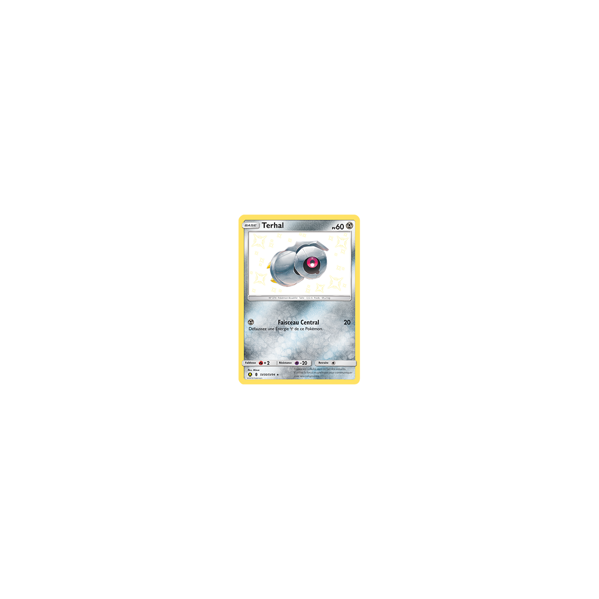 Carte Terhal - Chromatique rare de Pokémon Destinées Occultes SV30/SV94