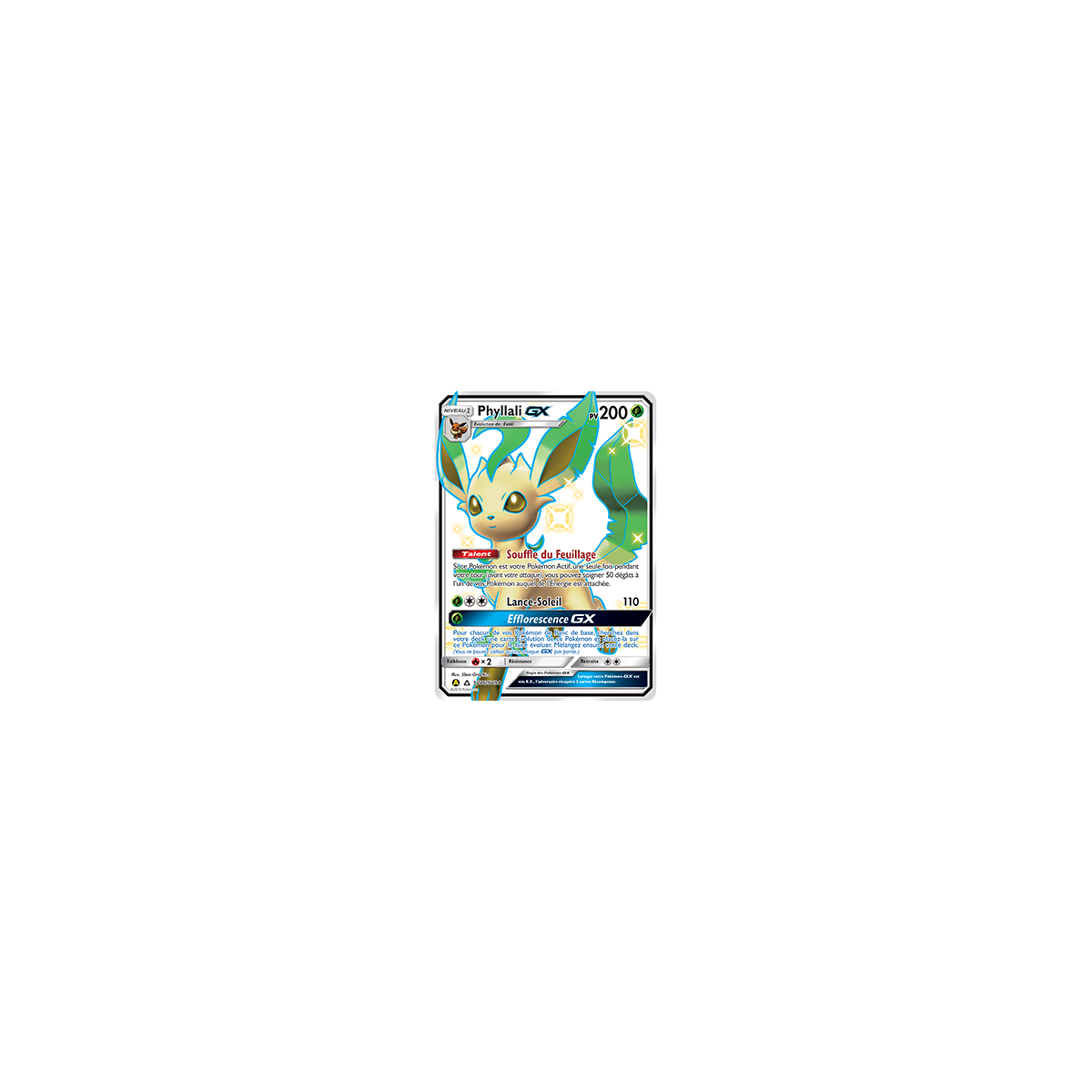 Phyllali SV46/SV94 : Joyau Chromatique rare GX de l'extension Pokémon Destinées Occultes