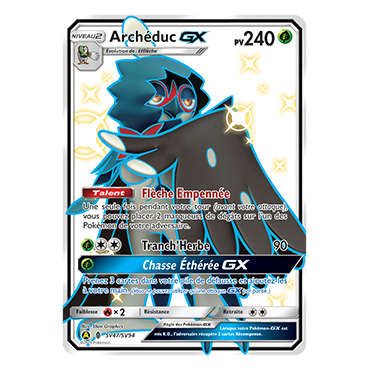 Découvrez Archéduc, carte Chromatique rare GX de la série Destinées Occultes