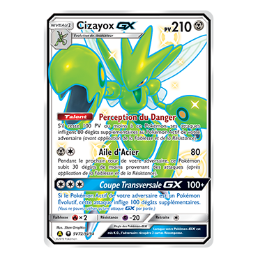 Découvrez Cizayox, carte Chromatique rare GX de la série Destinées Occultes