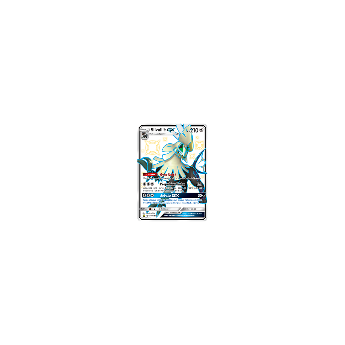 Silvallié SV79/SV94 : Joyau Chromatique rare GX de l'extension Pokémon Destinées Occultes