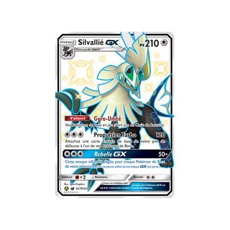 Silvallié SV79/SV94 : Joyau Chromatique rare GX de l'extension Pokémon Destinées Occultes