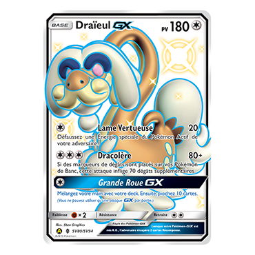 Découvrez Draïeul, carte Chromatique rare GX de la série Destinées Occultes