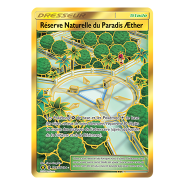 Carte Réserve Naturelle du Paradis Æther - Secrète rare de Pokémon Destinées Occultes SV87/SV94