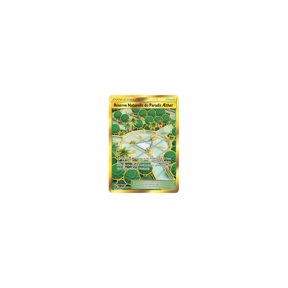 Carte Réserve Naturelle du Paradis Æther - Secrète rare de Pokémon Destinées Occultes SV87/SV94