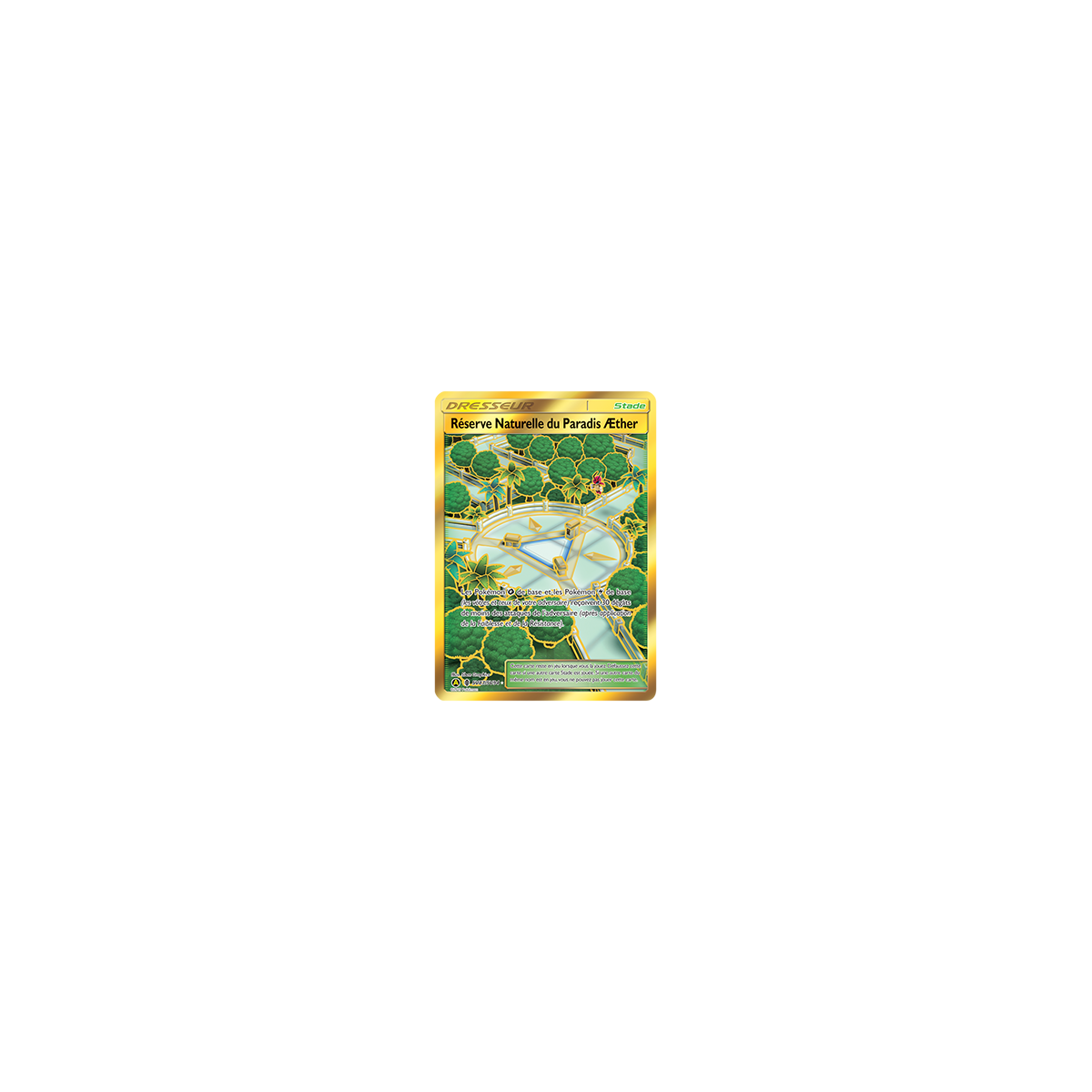 Carte Réserve Naturelle du Paradis Æther - Secrète rare de Pokémon Destinées Occultes SV87/SV94