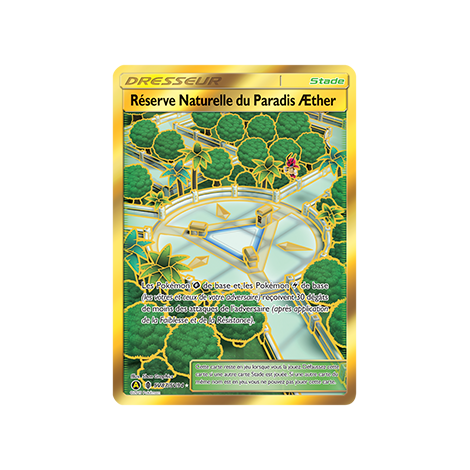 Carte Réserve Naturelle du Paradis Æther - Secrète rare de Pokémon Destinées Occultes SV87/SV94