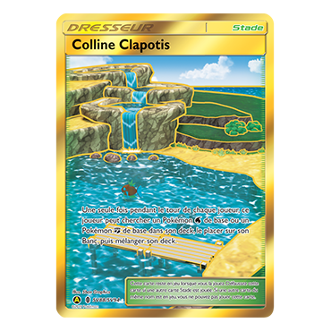 Carte Colline Clapotis - Secrète rare de Pokémon Destinées Occultes SV88/SV94