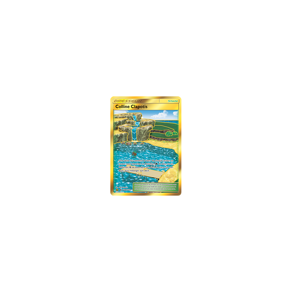 Carte Colline Clapotis - Secrète rare de Pokémon Destinées Occultes SV88/SV94