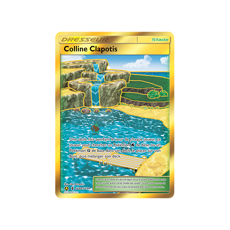 Carte Colline Clapotis - Secrète rare de Pokémon Destinées Occultes SV88/SV94