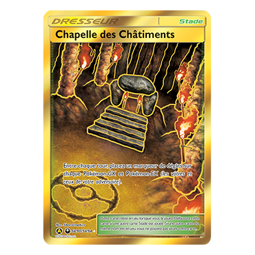 Carte Chapelle des Châtiments - Secrète rare de Pokémon Destinées Occultes SV90/SV94