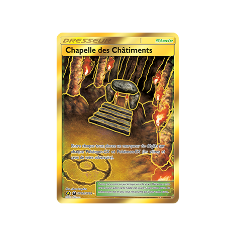 Carte Chapelle des Châtiments - Secrète rare de Pokémon Destinées Occultes SV90/SV94