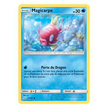 Carte Magicarpe - Commune de Pokémon Duo de Choc 29/181