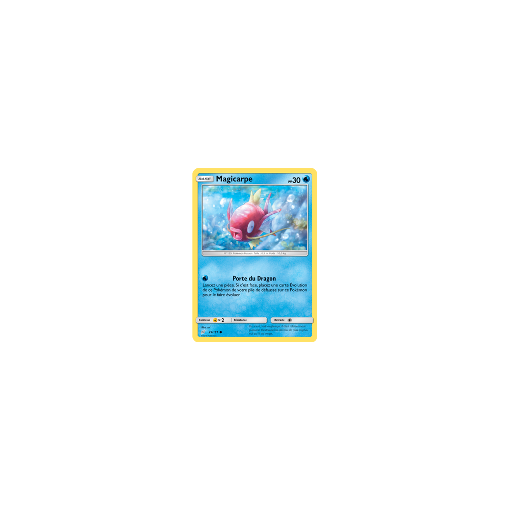 Carte Magicarpe - Commune de Pokémon Duo de Choc 29/181