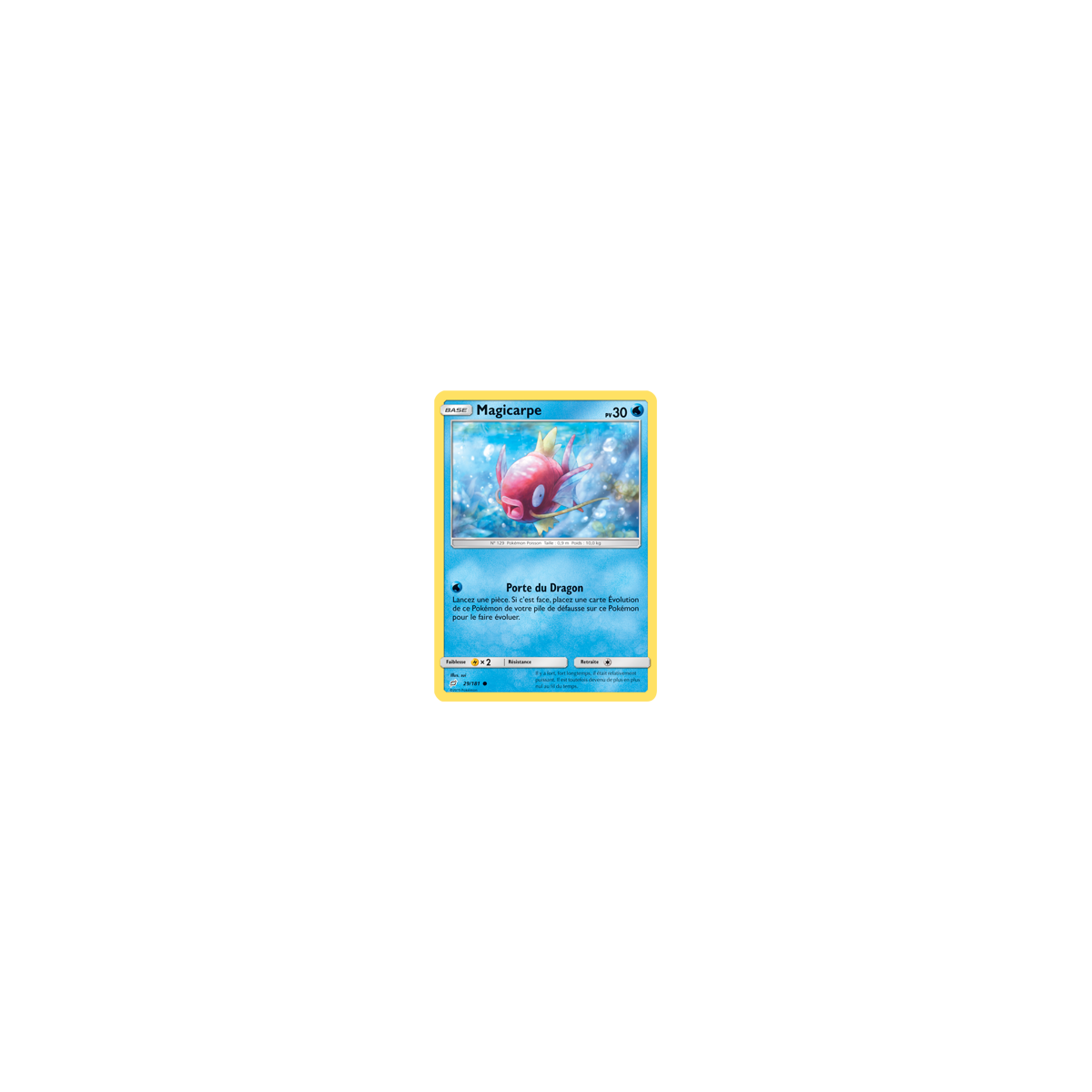 Carte Magicarpe - Commune de Pokémon Duo de Choc 29/181