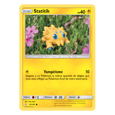 Carte Statitik - Commune de Pokémon Duo de Choc 47/181
