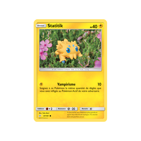 Carte Statitik - Commune de Pokémon Duo de Choc 47/181