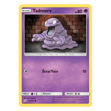 Carte Tadmorv - Commune de Pokémon Duo de Choc 62/181
