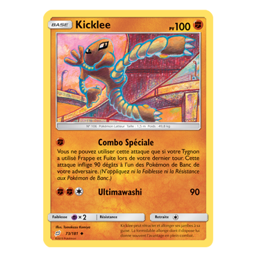 Découvrez Kicklee, carte Peu commune de la série Duo de Choc