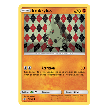 Découvrez Embrylex, carte Commune de la série Duo de Choc