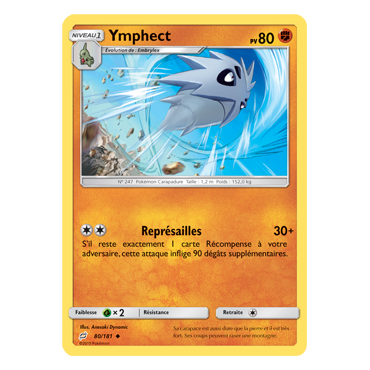 Ymphect 80/181 : Joyau Peu commune de l'extension Pokémon Duo de Choc