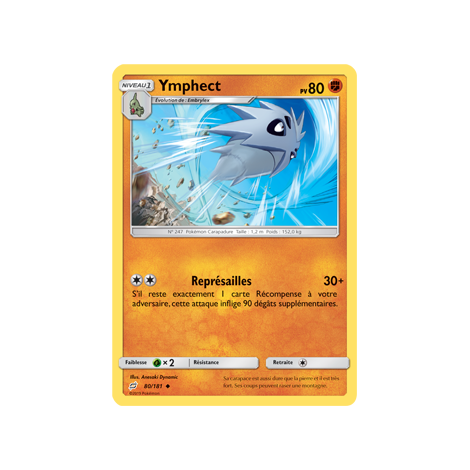 Ymphect 80/181 : Joyau Peu commune de l'extension Pokémon Duo de Choc