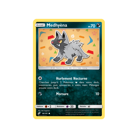 Carte Medhyèna - Commune de Pokémon Duo de Choc 86/181