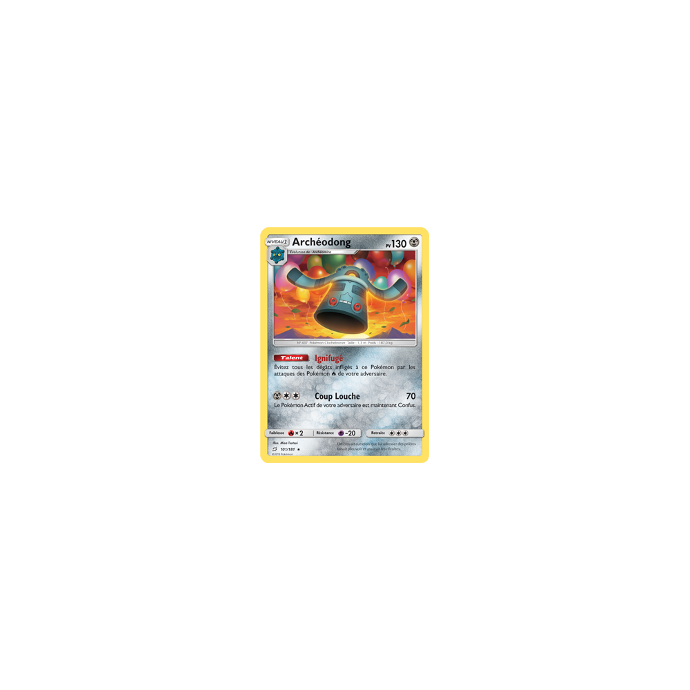 Archéodong 101/181 : Joyau Rare de l'extension Pokémon Duo de Choc