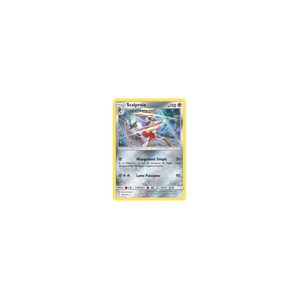 Scalproie 105/181 : Joyau Rare de l'extension Pokémon Duo de Choc