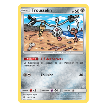 Trousselin 110/181 : Joyau Commune de l'extension Pokémon Duo de Choc