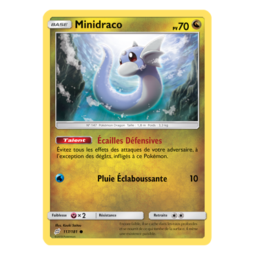 Carte Minidraco - Commune de Pokémon Duo de Choc 117/181