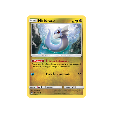 Carte Minidraco - Commune de Pokémon Duo de Choc 117/181