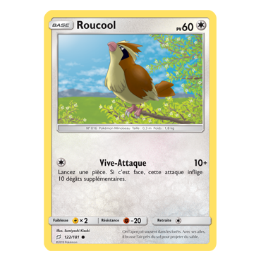 Découvrez Roucool, carte Commune de la série Duo de Choc