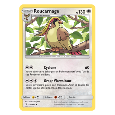 Découvrez Roucarnage, carte Rare de la série Duo de Choc
